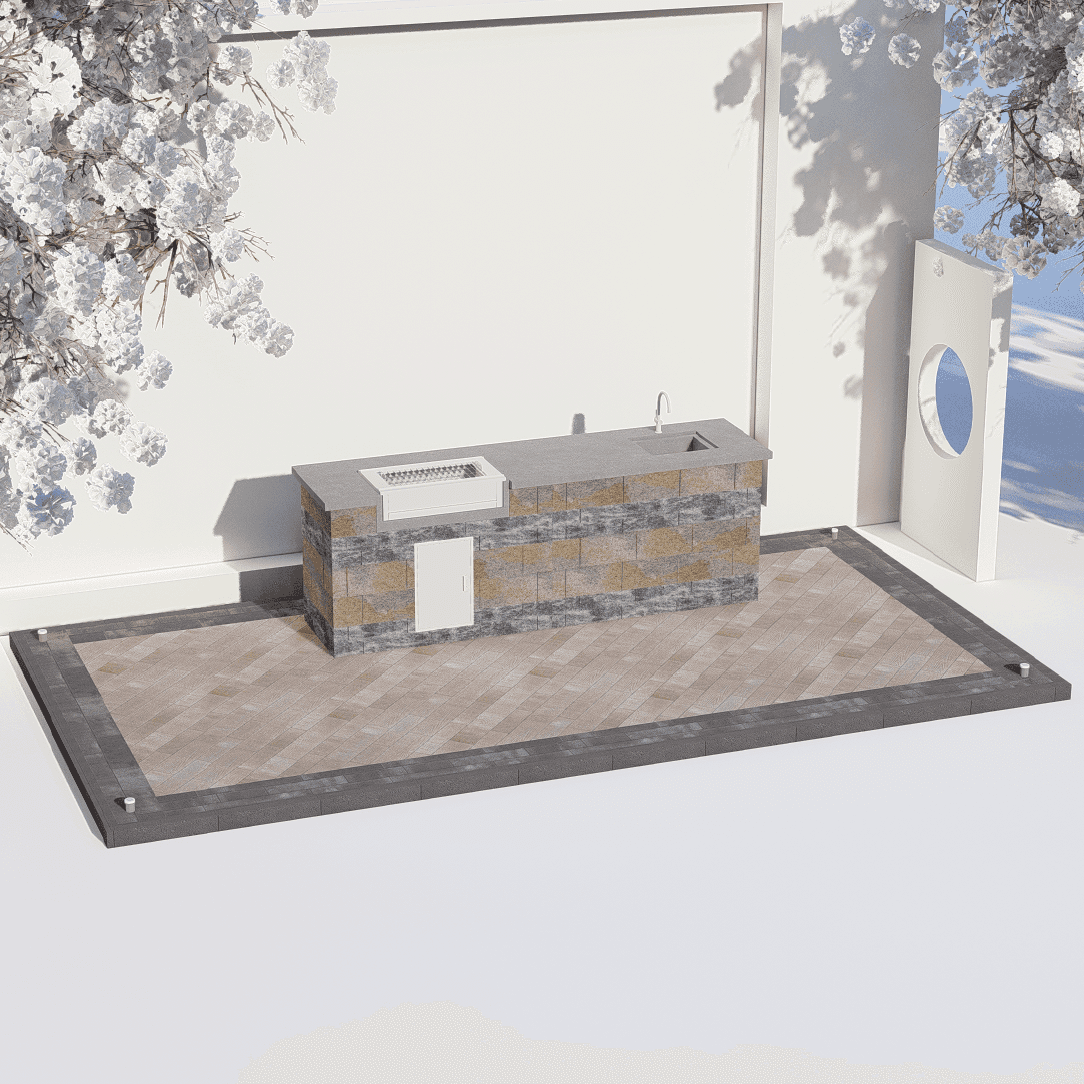 Outdoor Kitchen 4037 - 6.15 x 3.15 m